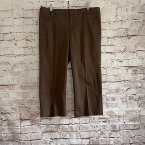 GAP Dark Brown Cropped Pants